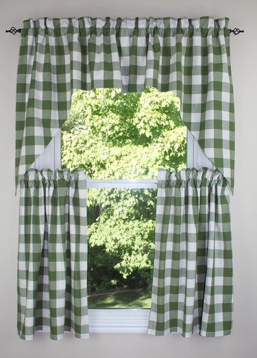 Buffalo Check Sage Swag SW510009 - The Fox Decor